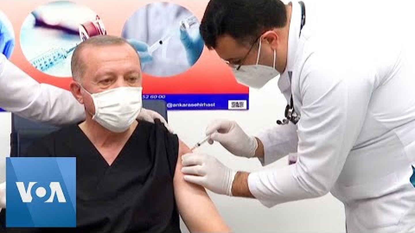 Turkey's Erdogan Receives COVID-19 Vaccine