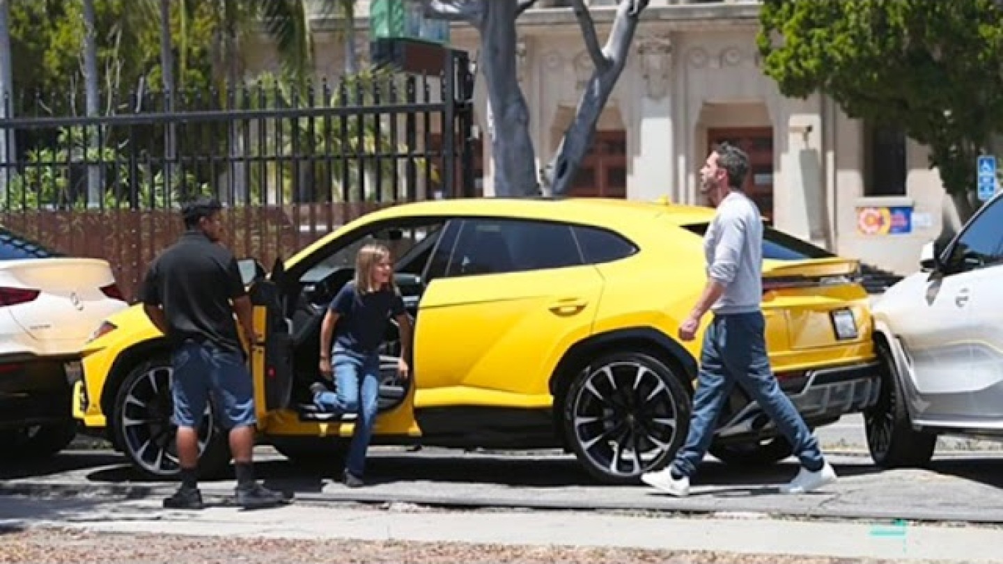 Ben Affleck’s 10-year-old son Samuel dings Lamborghini in Los Angeles