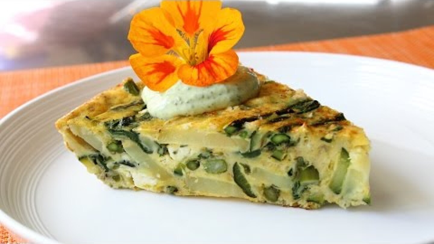 Spring Vegetable Frittata Recipe - How to Make a Baked Frittata