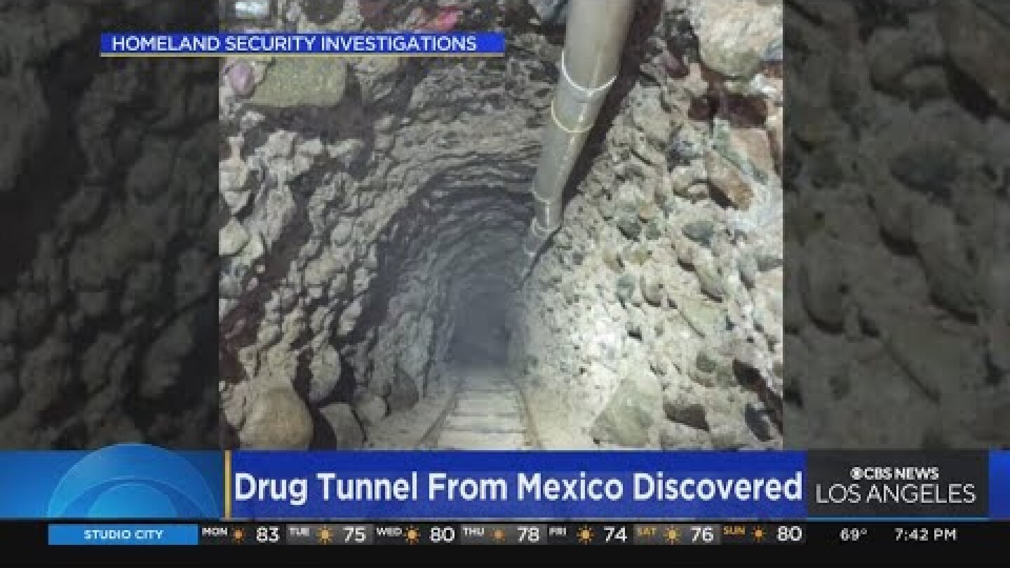 Authorities discover drug tunnel running from Tijuana to San Diego