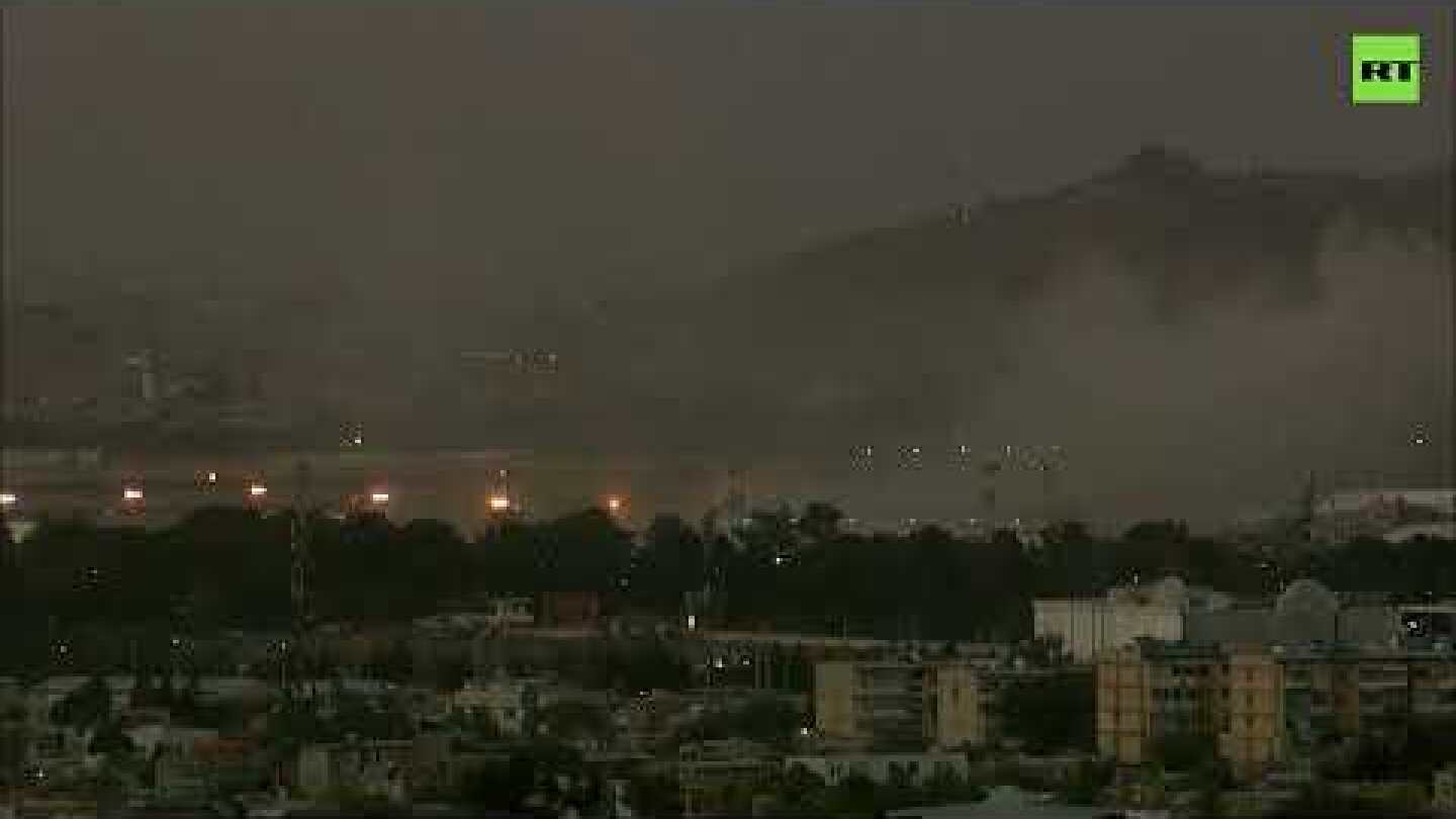 Smoke seen rising following explosion outside Kabul airport, multiple killed & injured