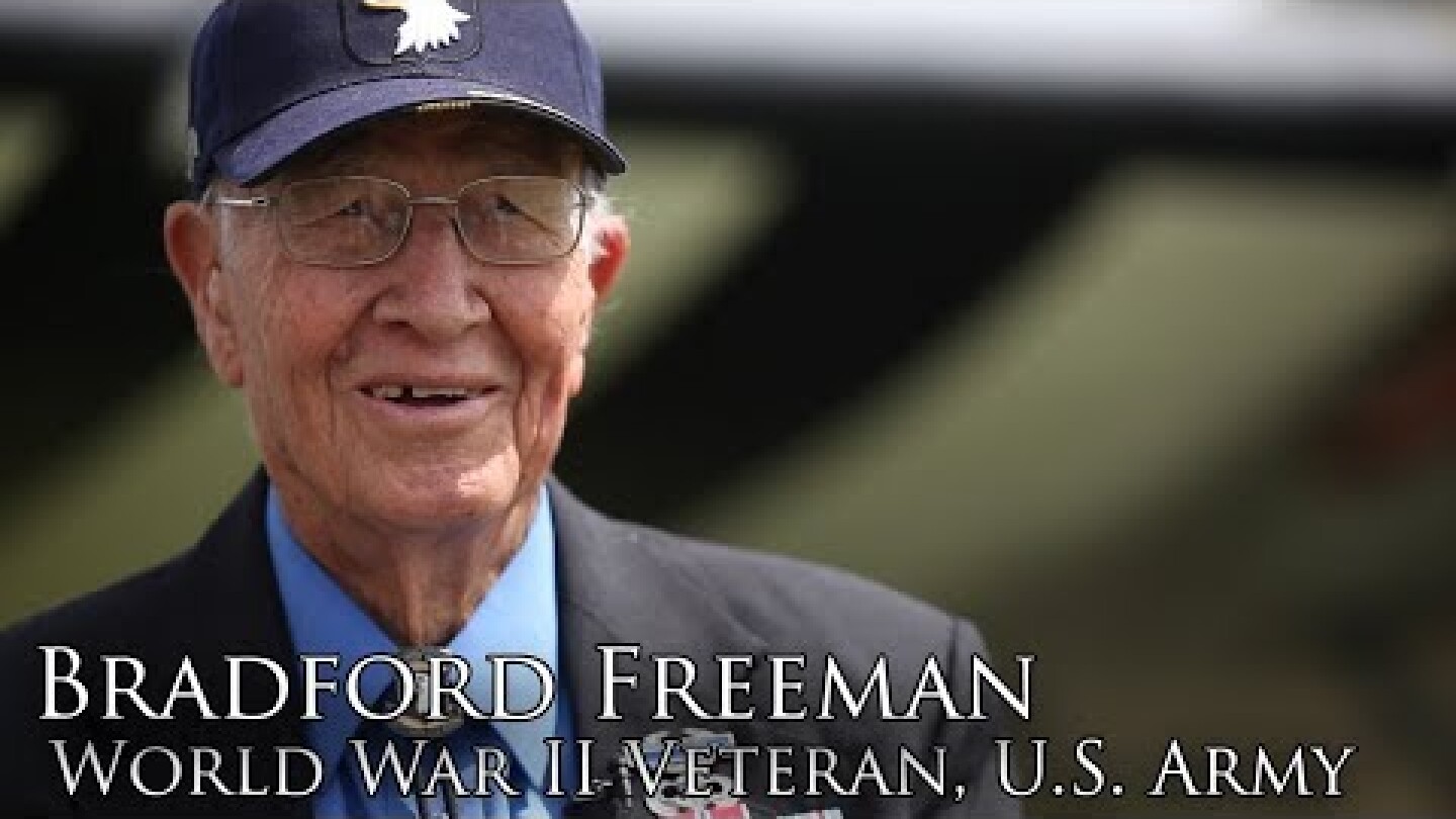 PFC Bradford Freeman, D-Day Veteran (Full Interview)