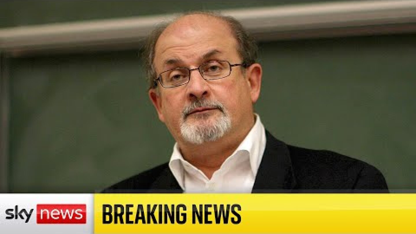 BREAKING: Author Salman Rushdie attacked on stage in New York