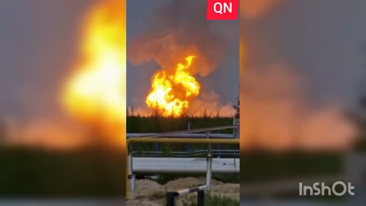 📍Russia's largest gas field on fire