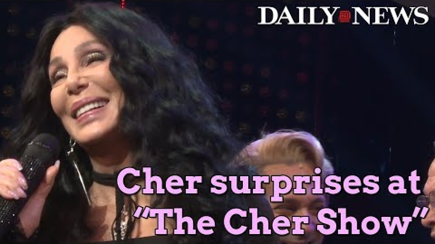 Cher makes surprise appearance at 'The Cher Show'