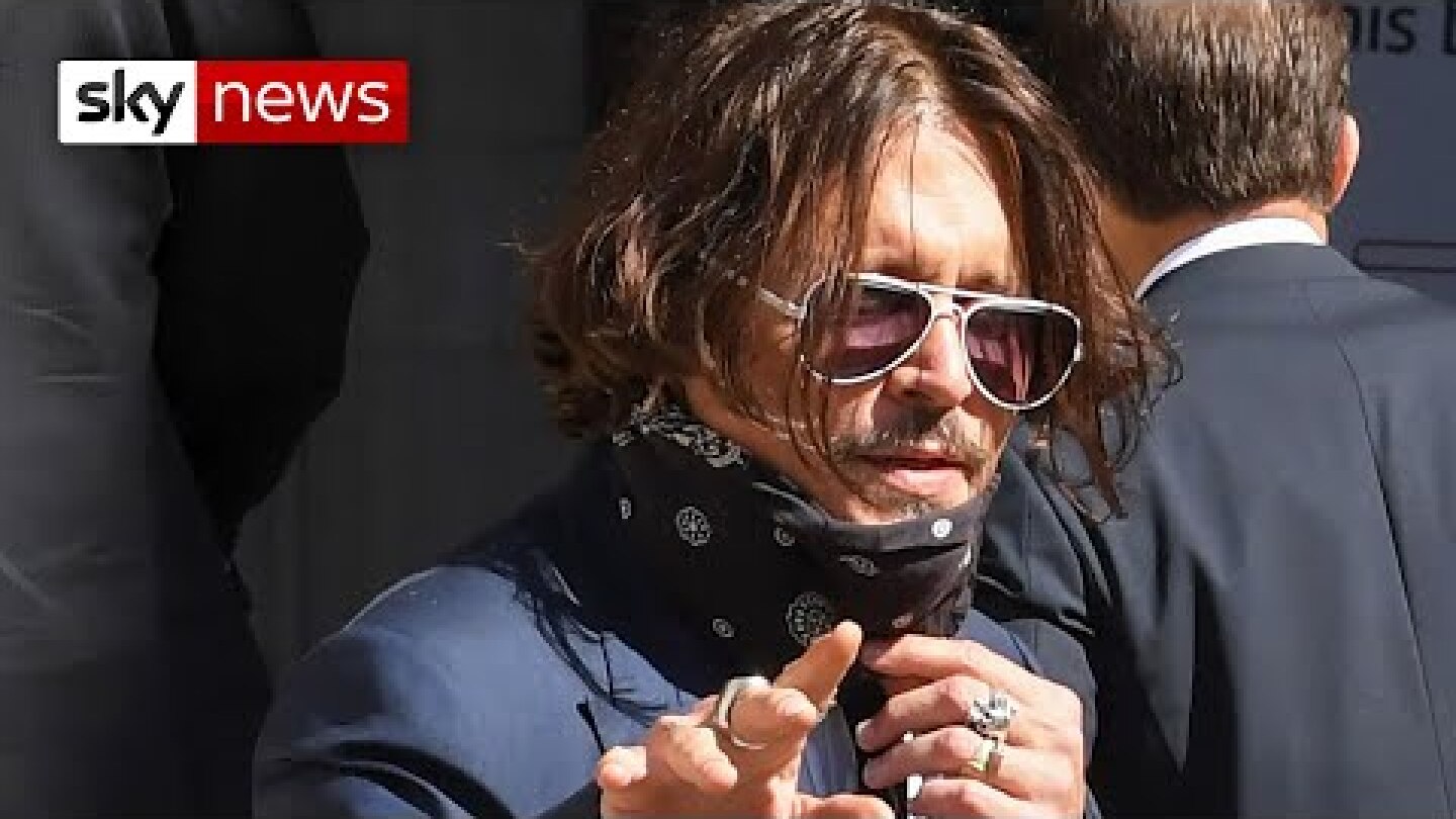 Johnny Depp tells High Court ex-wife Amber Heard 'struck me'