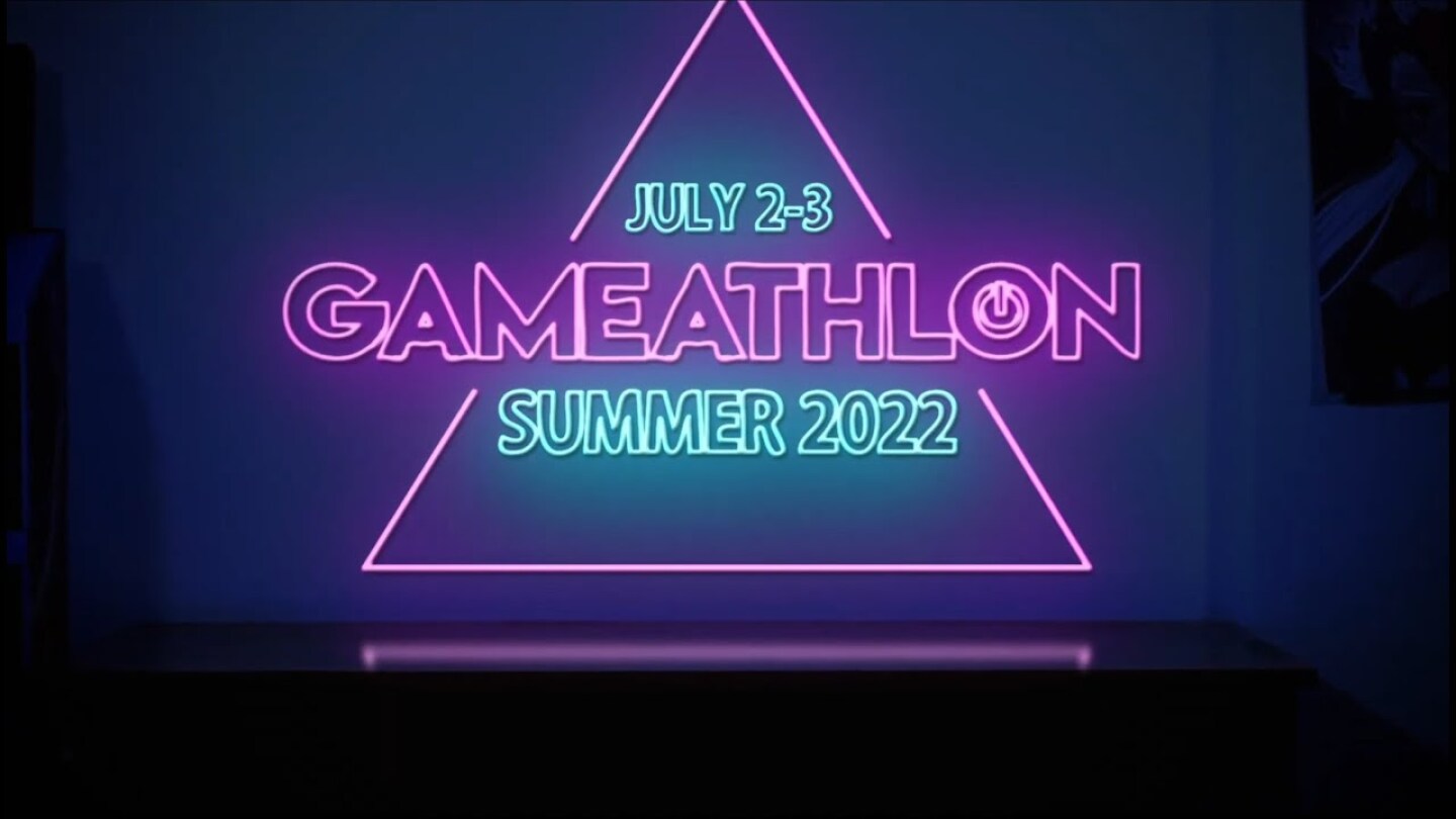 Gameathlon is back!  Summer 2022 Trailer