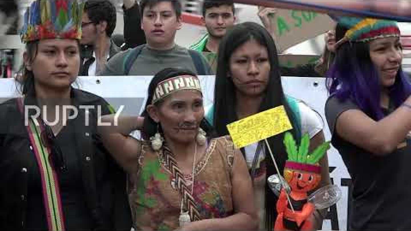 Colombia: Environmental and indigenous activists join international Amazon wildfire protests