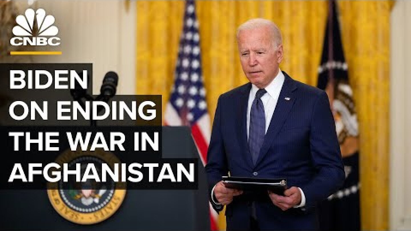 President Biden delivers remarks on ending the war in Afghanistan — 8/31/2021