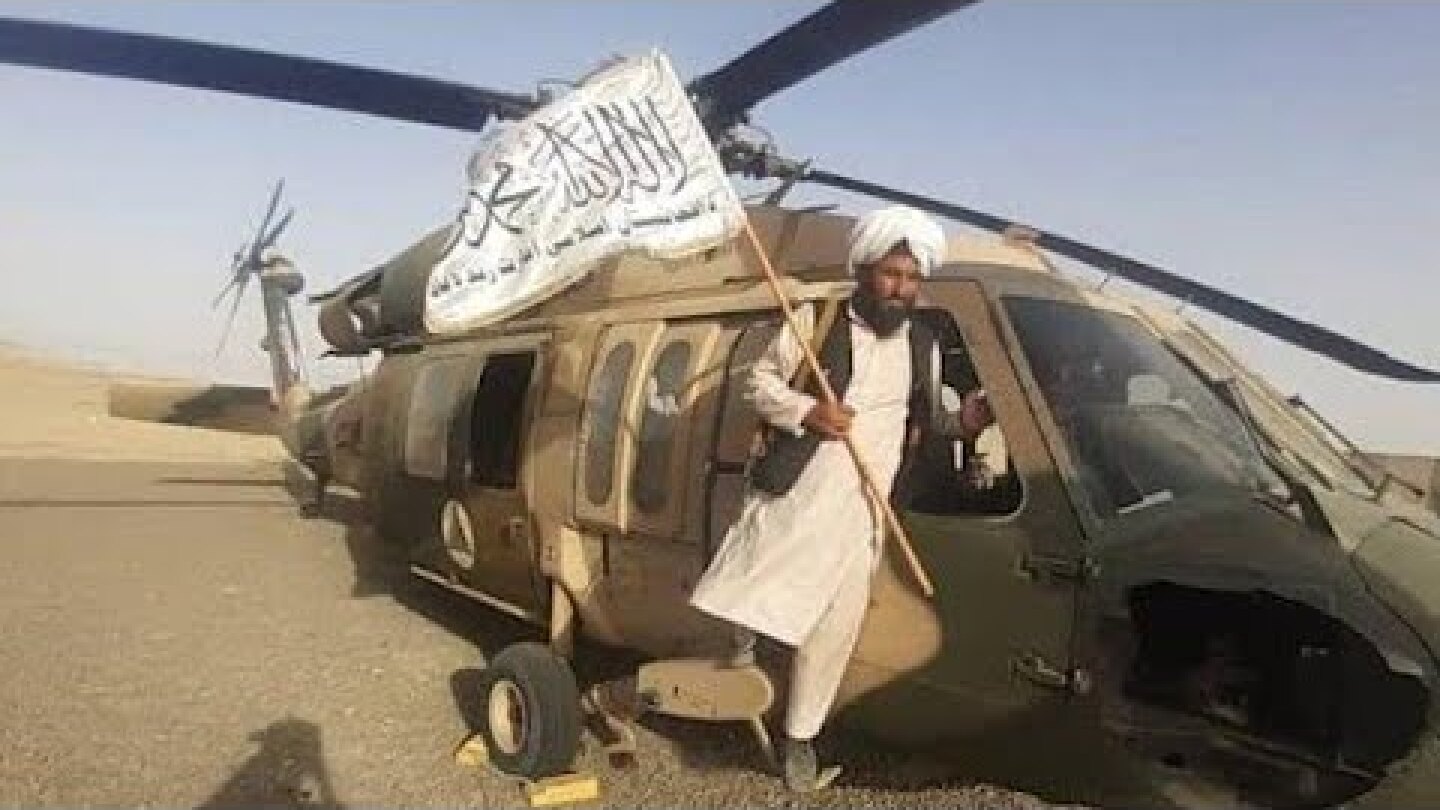 Taliban fighters capture Black Hawks helicopters from US base in Afghanistan