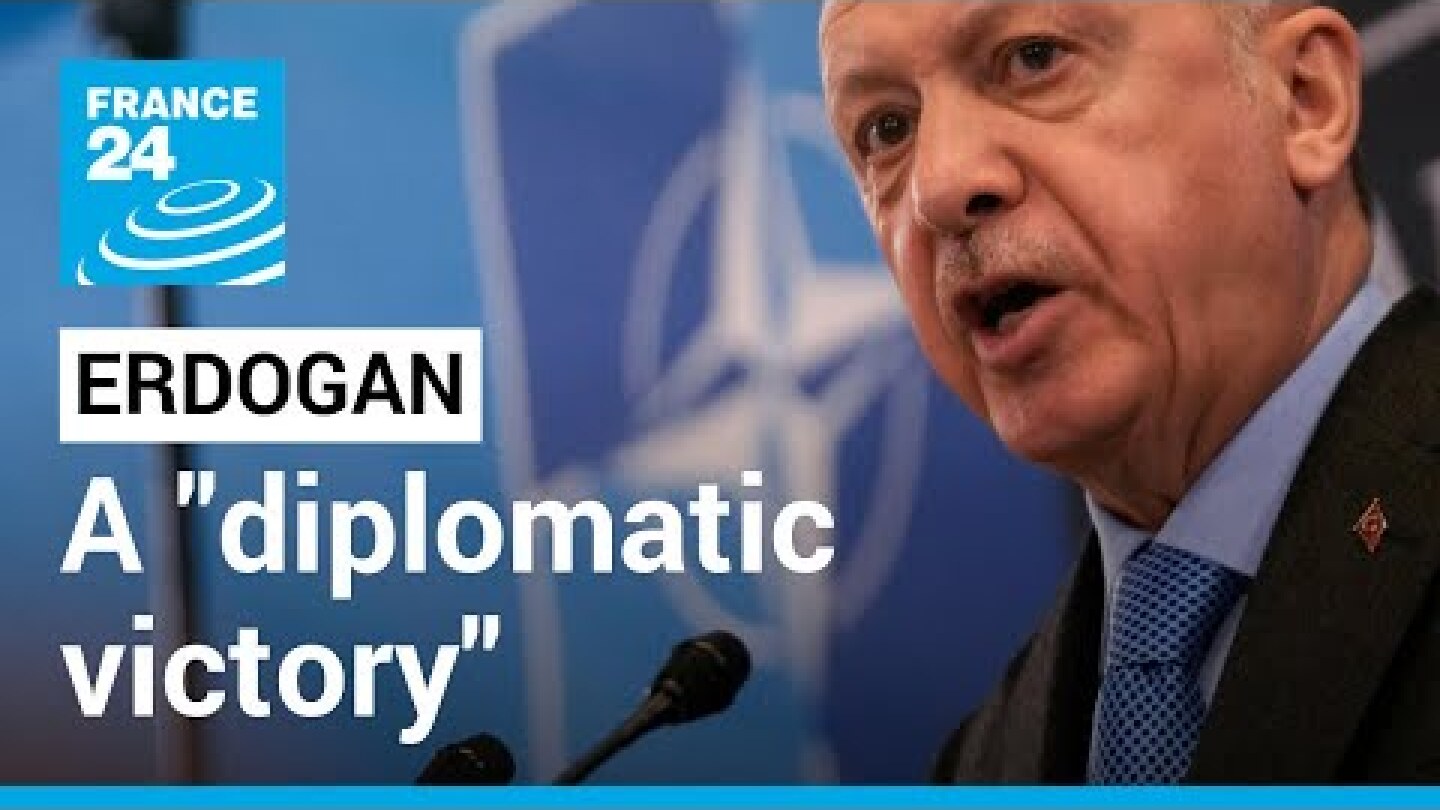 REPLAY - Erdogan: Deal with Finland, Sweden a "diplomatic victory" • FRANCE 24 English