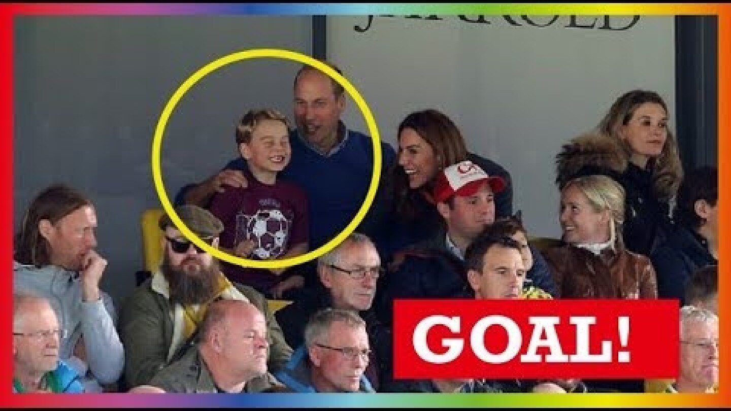 Prince George's Reaction t0 Aston Villa Scoring Against Norwich Spotted by Fans