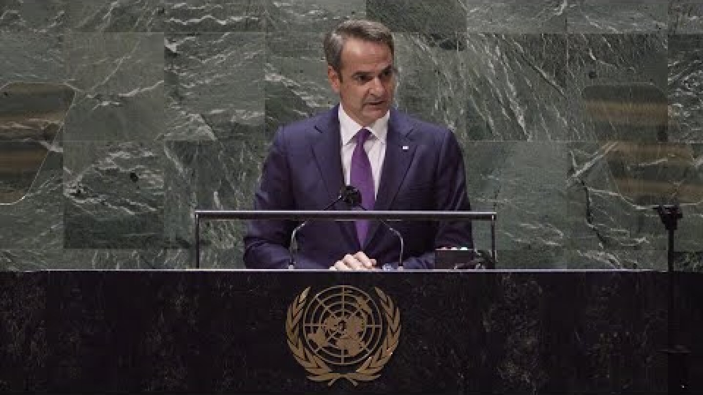 Prime Minister Kyriakos Mitsotakis' speech at the 77th Session of the UN General Assembly