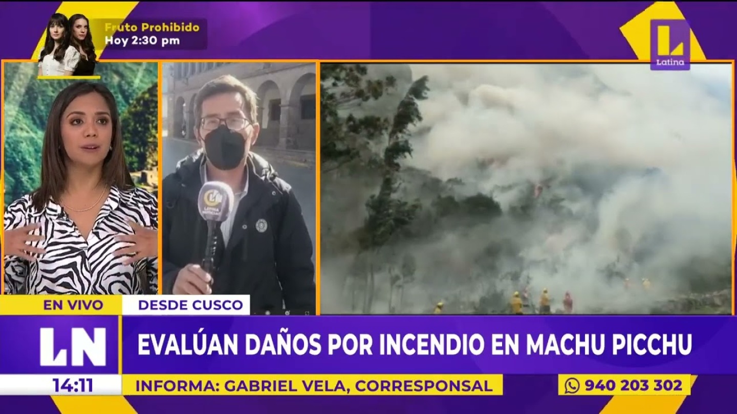 🔴 #EsNoticiaAhora | Incendio consume más de 25 hectáreas en Machu Picchu