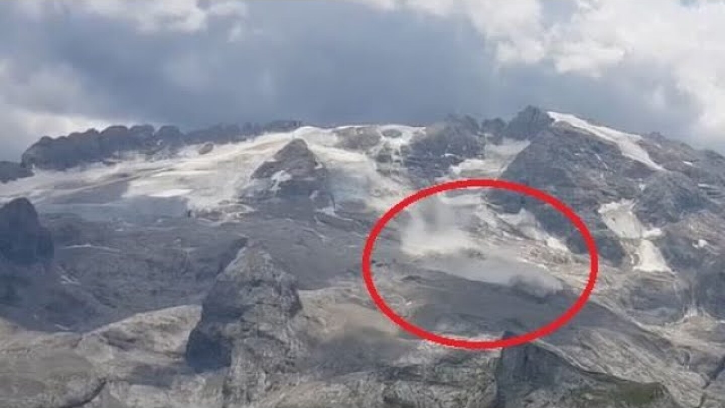 Marmolada: 6 morti e 8 feriti, una decina i dispersi  #avalanche #italy #Gletscherbruch  #italien