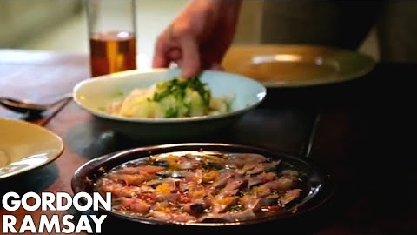 Gordon Ramsay's Mackerel Ceviche with Fennel Salad & Quinoa Salad Recipe