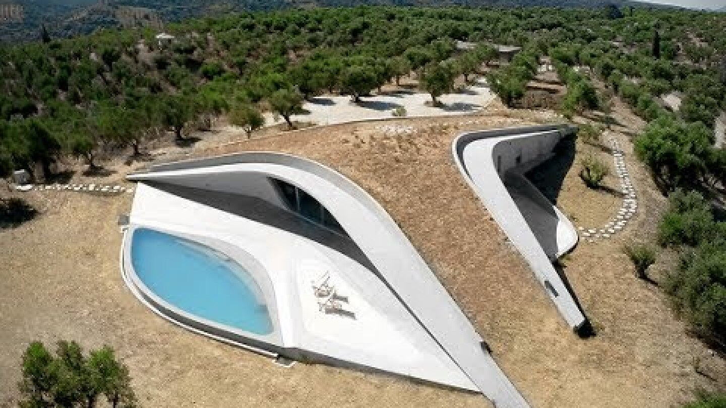 Ultramodern Villa Ypsilon House by LASSA Architects, Finikounda, Greece