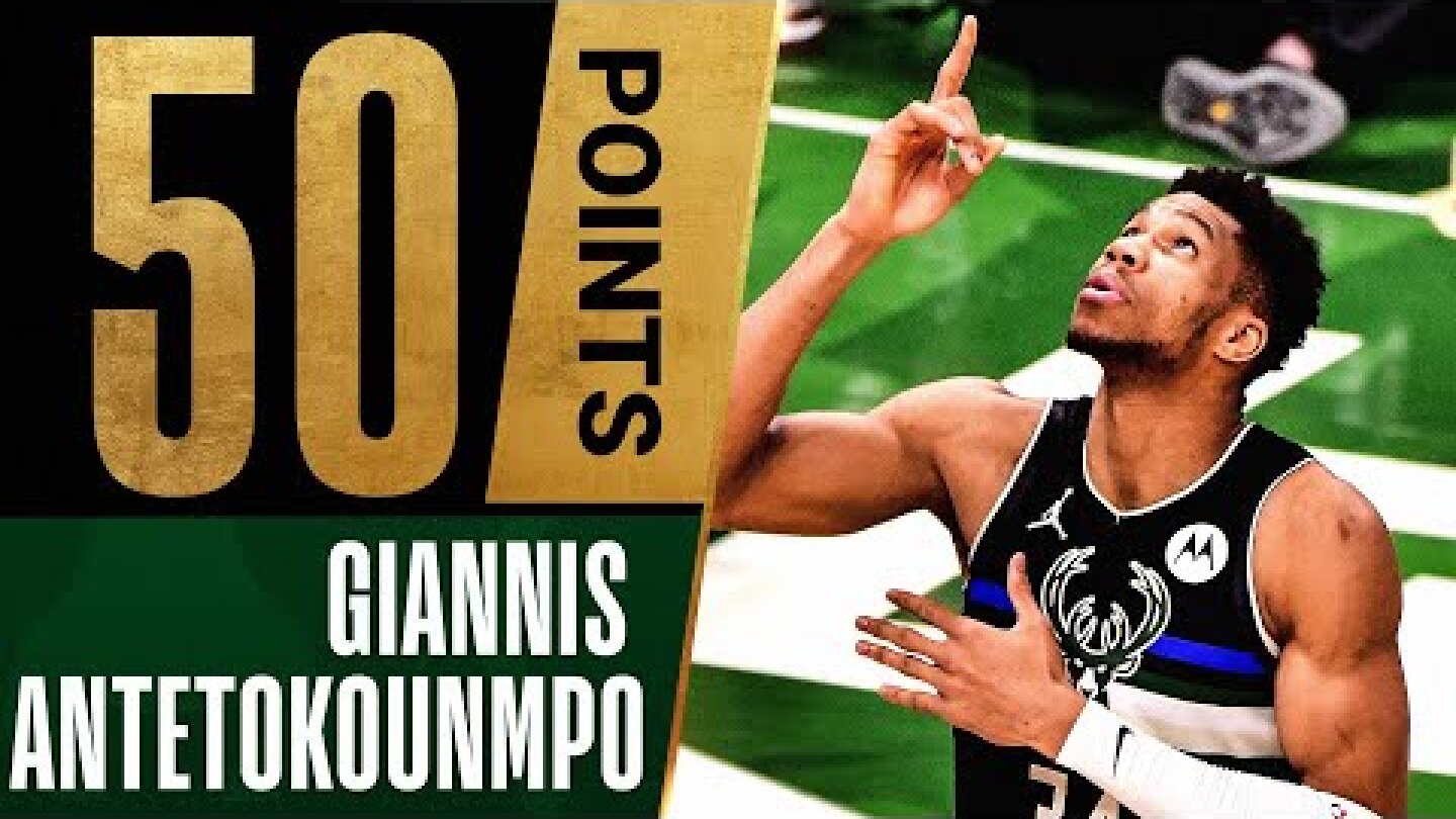 Giannis LEGENDARY 50 PTS & 5 BLOCKS in MASTERFUL Close Out Performance 🤯