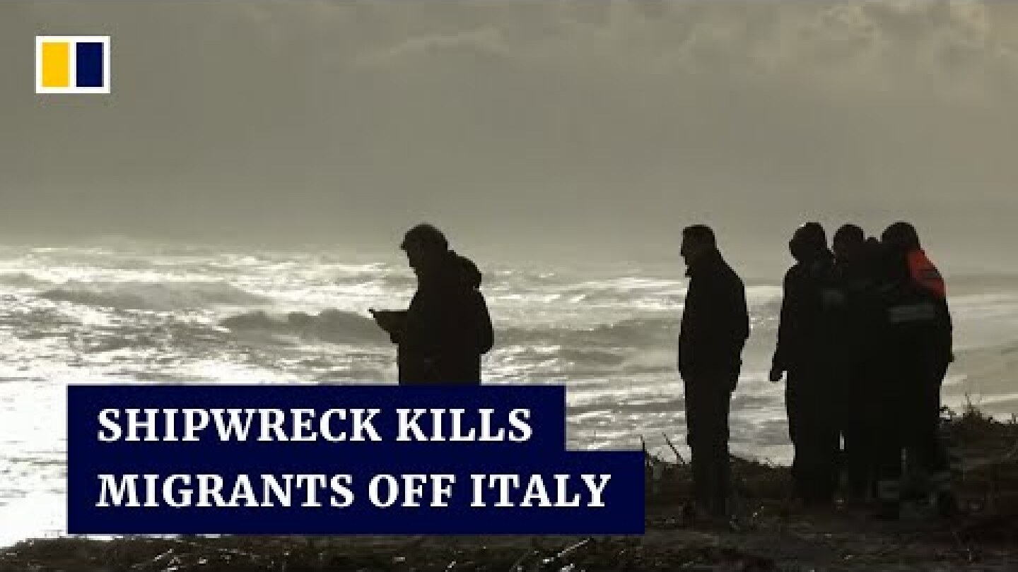 Dozens of migrants killed in shipwreck off the coast of Italy’s Calabria region