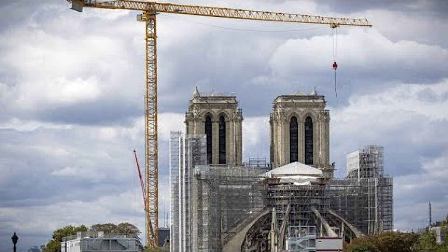 Notre Dame restoration work goes on display