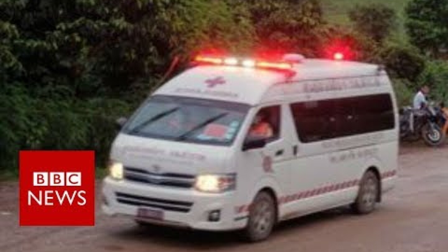 Thai cave rescue:  First boys rescued - BBC News