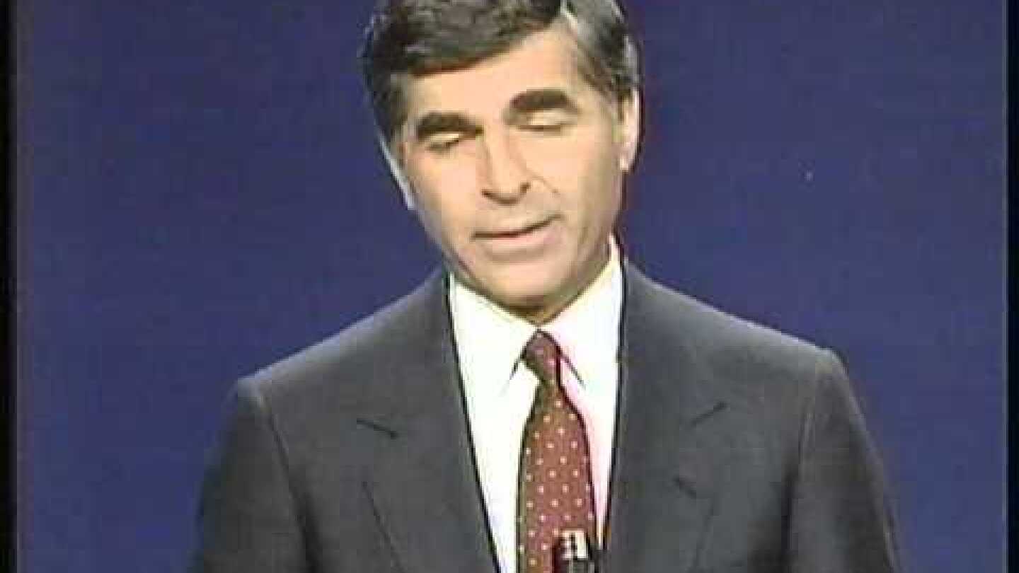 CNN's Bernard Shaw destroys Michael Dukakis in 1988 Presidential Debate