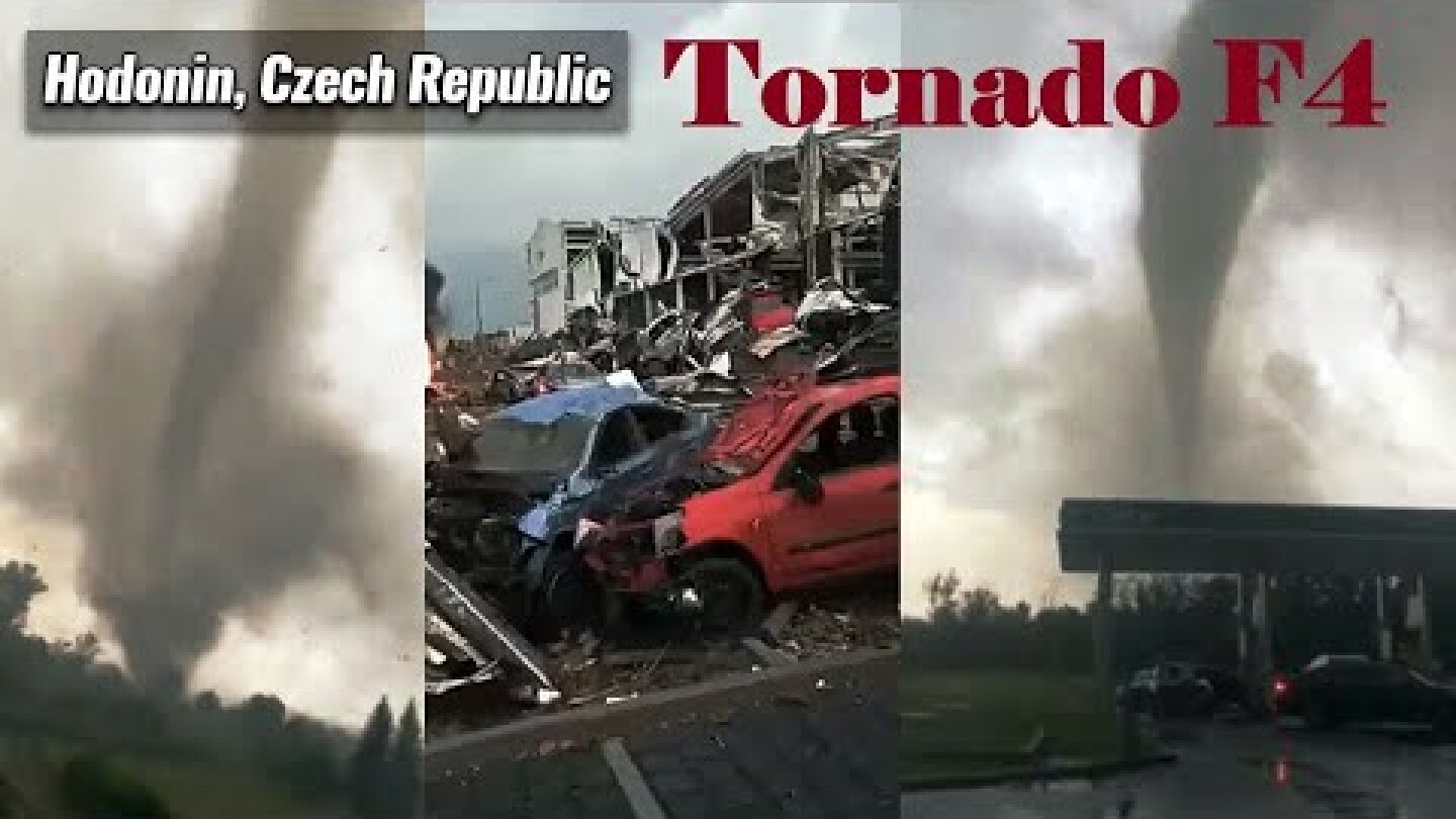 Tornádo v Česku ║ Morava Hodonín 2021║ (F4 Tornado)