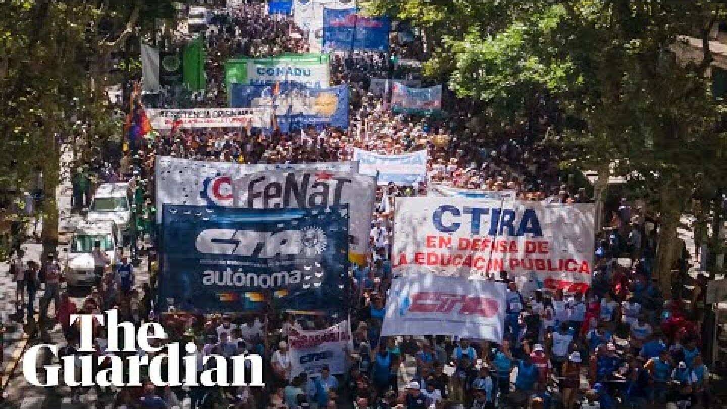 Thousands take part in strikes against Argentina's latest austerity measures