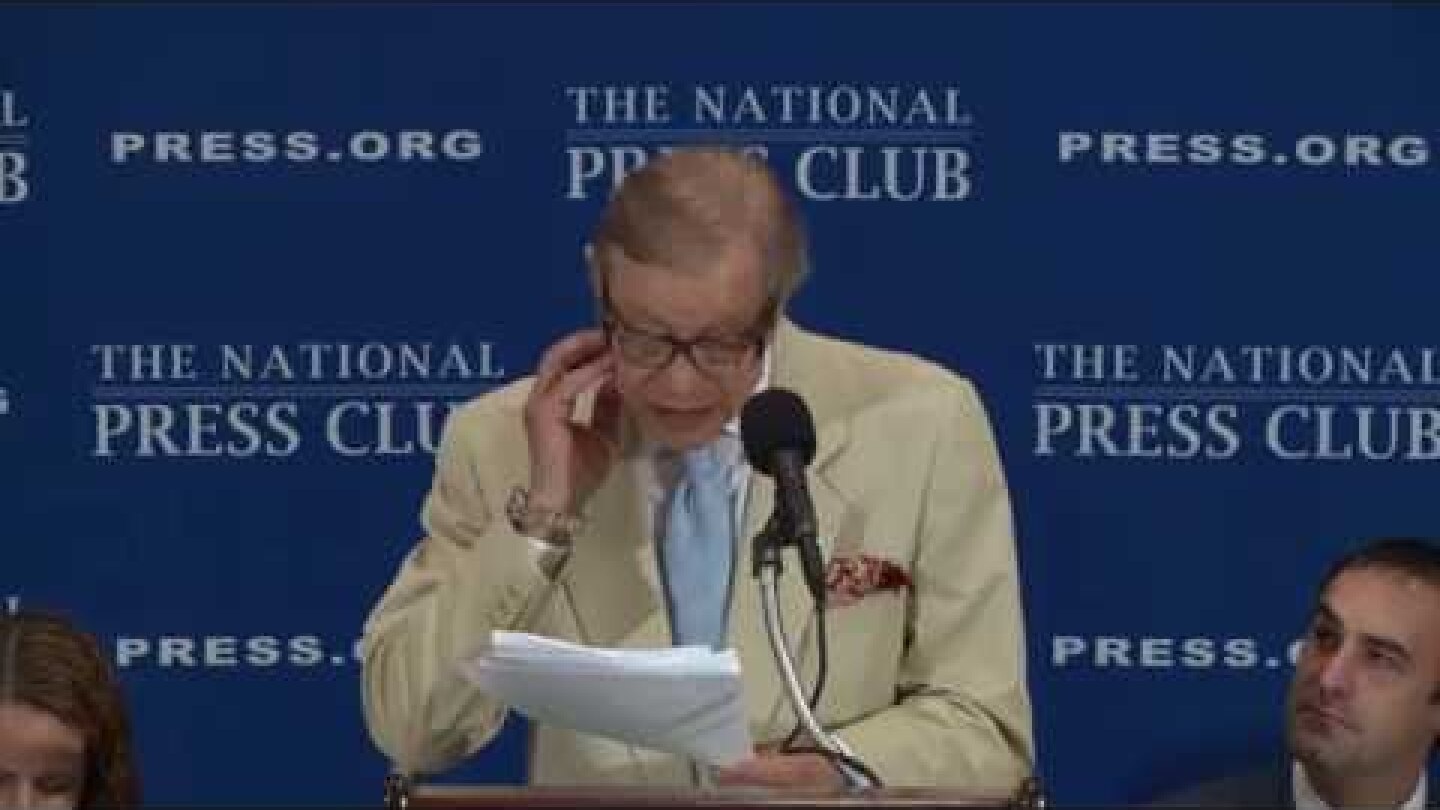 Michael York Speaks at The National Press Club