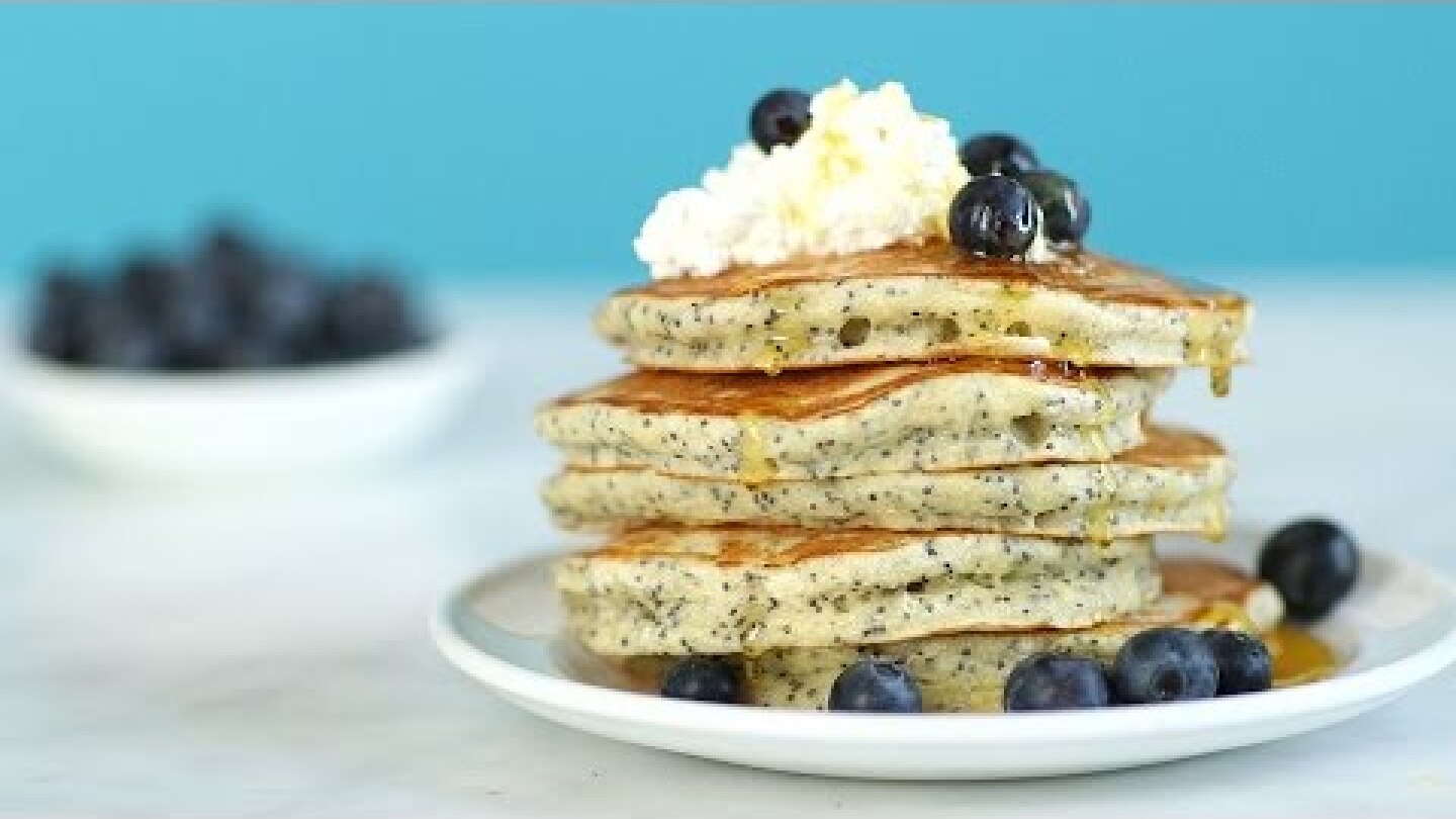 Lemon-Poppy Seed Cloud Pancakes - Everyday Food with Sarah Carey