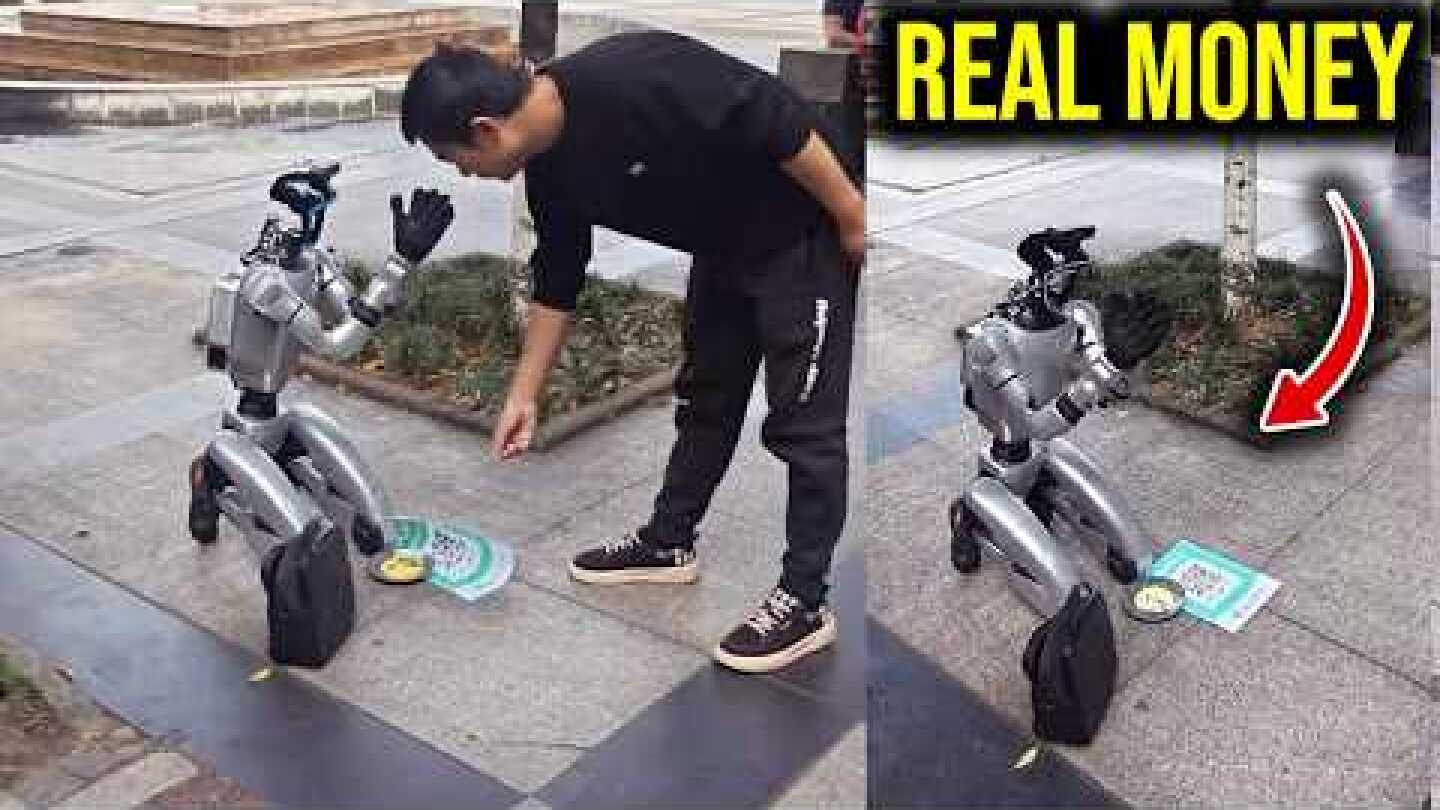 China's Begging Robot Is Getting Paid
