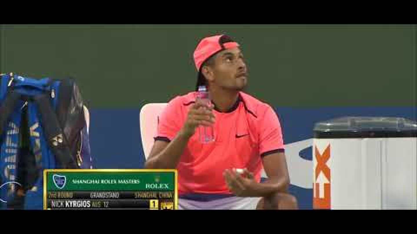 Nick Kyrgios Tanking Shangai 2016