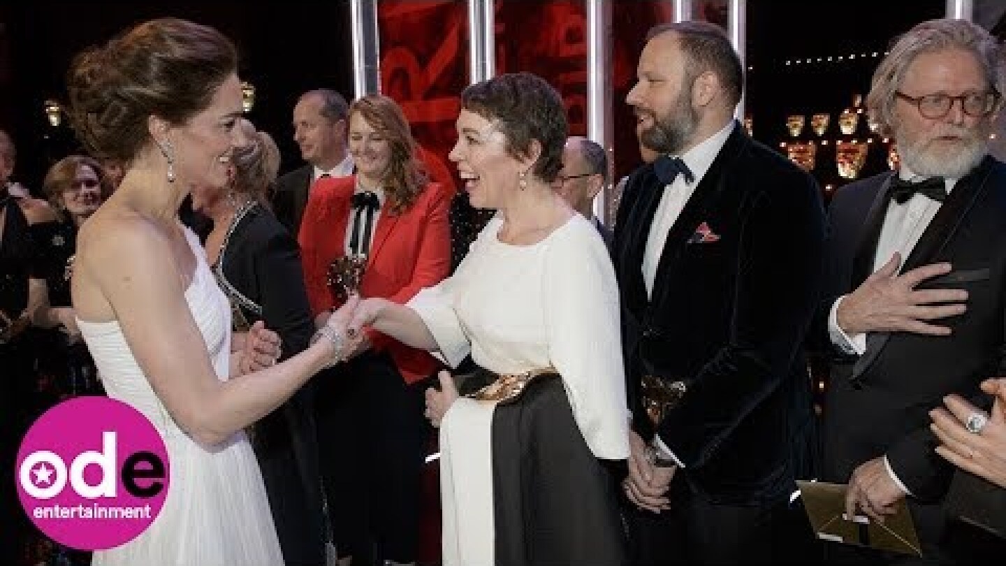 Duke and Duchess of Cambridge meet BAFTA winners