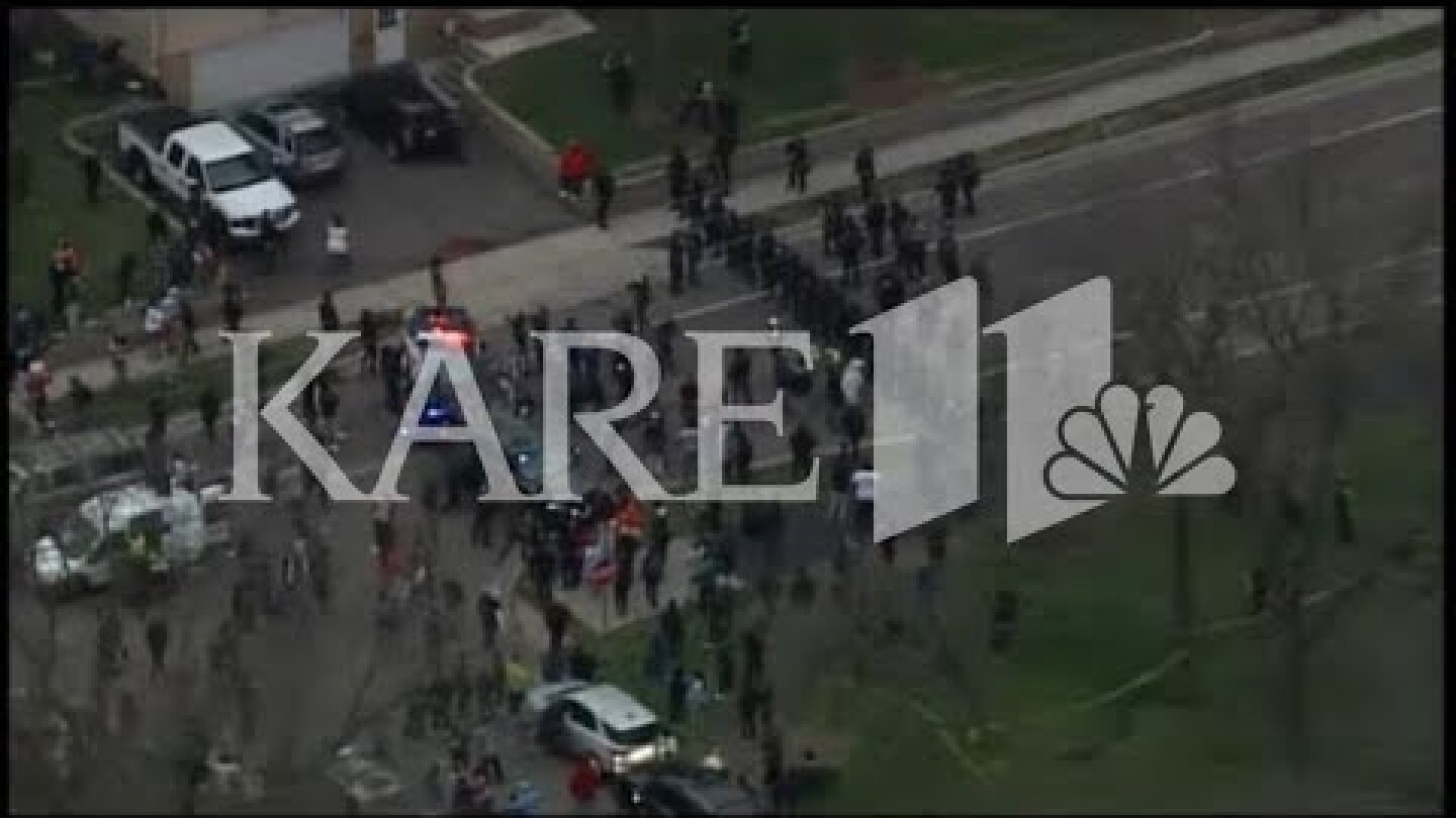 WATCH LIVE: Crowd gathers in Brooklyn Center after shooting involving law enforcement