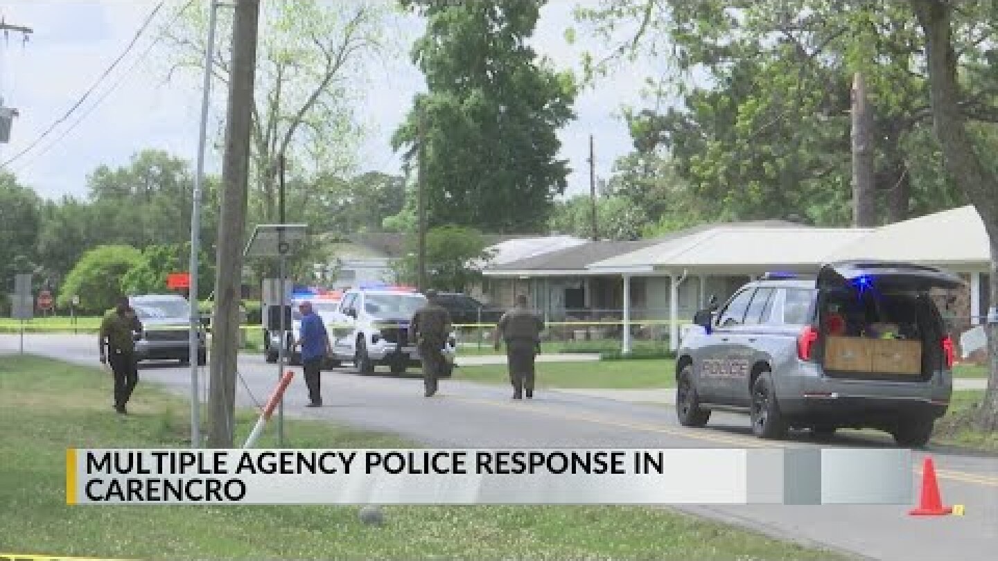 Multi-agency police shooting investigation in Carencro
