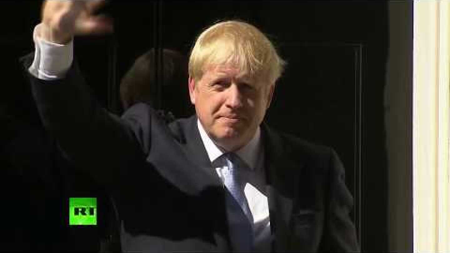 LIVE: Boris Johnson leaves Buckingham Palace after meeting the Queen