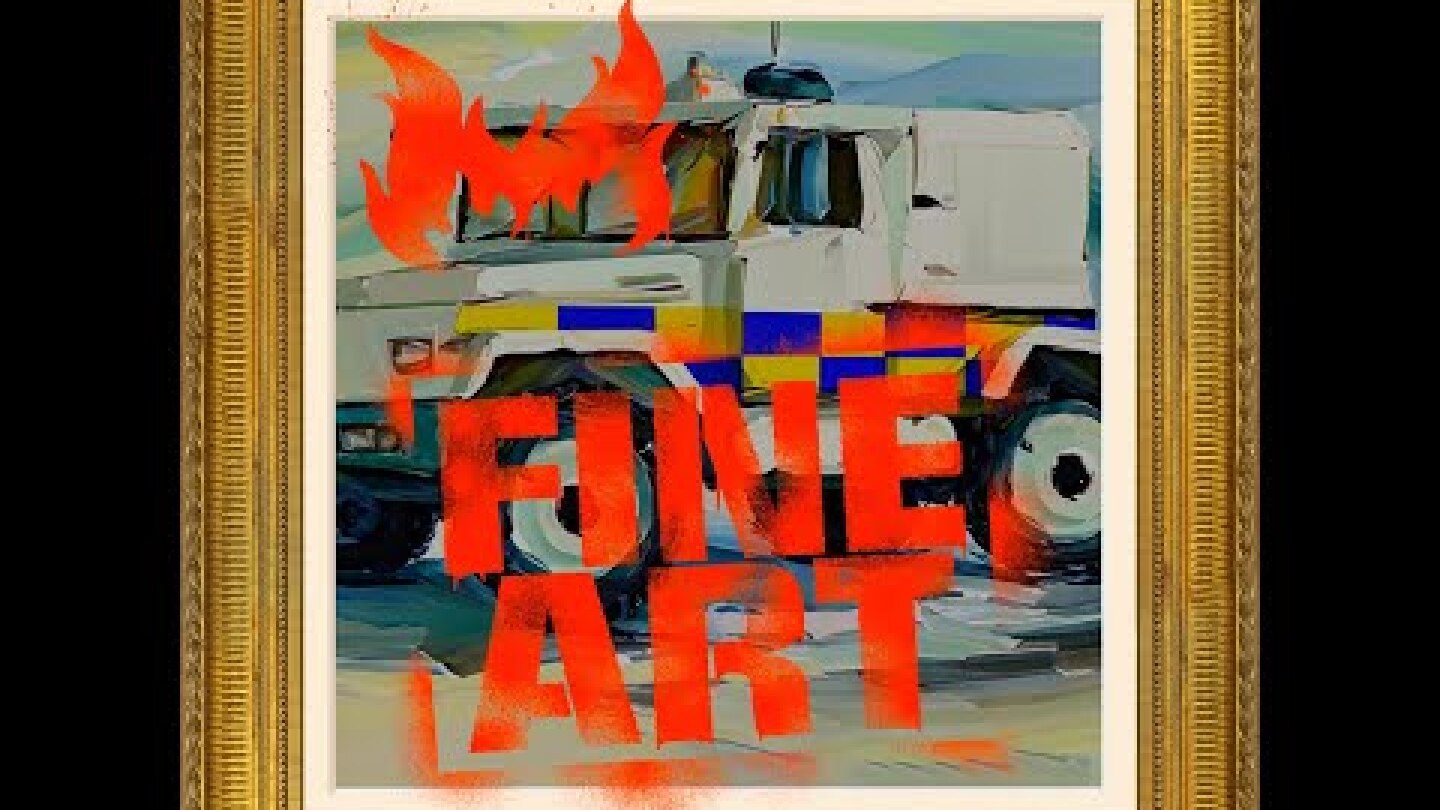 KNEECAP - FINE ART (OFFICIAL VISUALIZER)