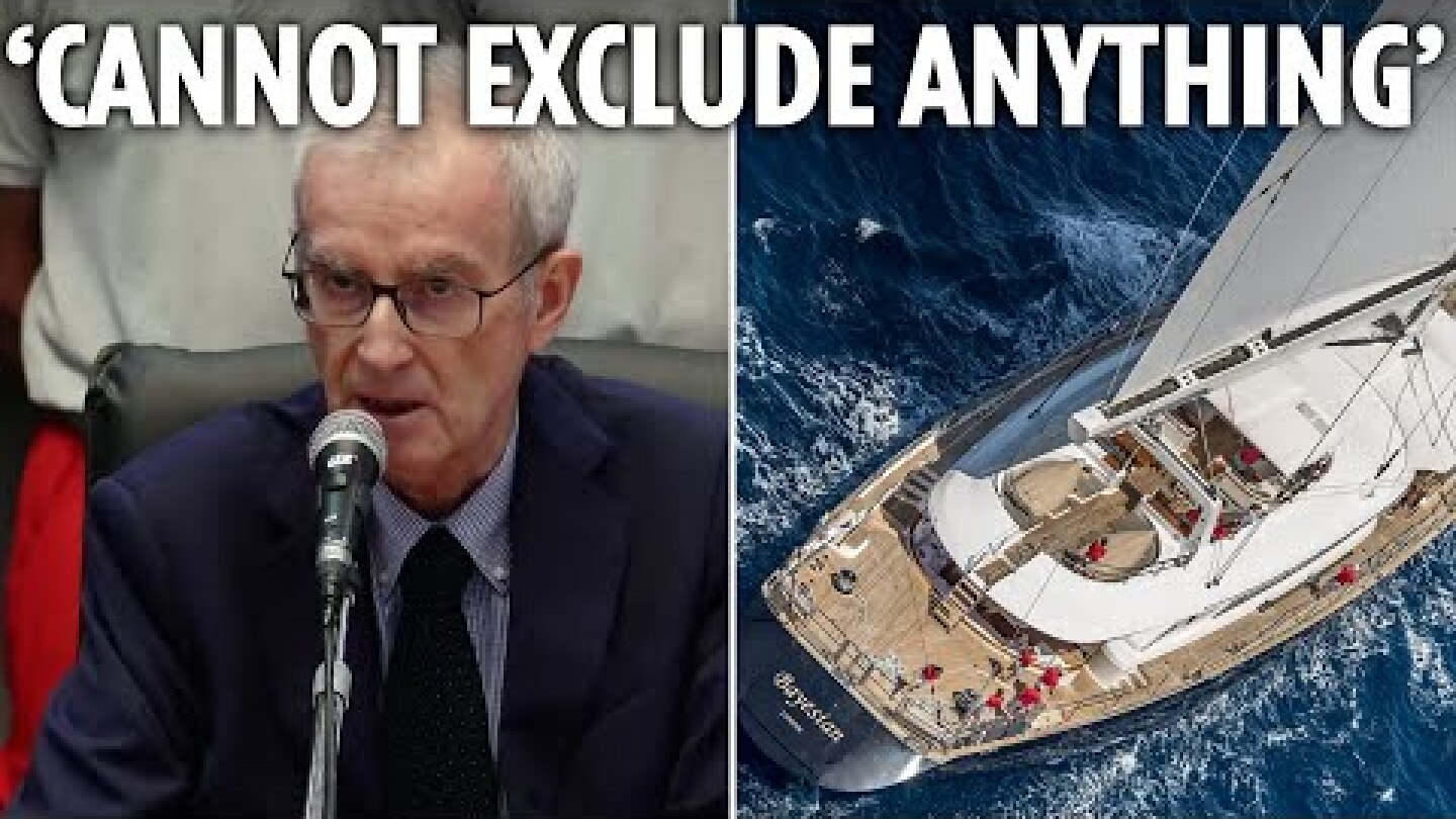 'Mistakes made' before tragic sinking of Bayesian yacht - as first findings of probe revealed