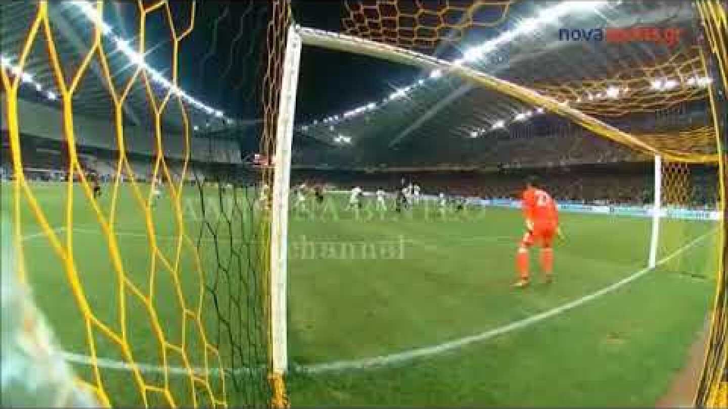 Το γκολ του Λαζάρου A.E.K Ολυμπιακός 3-2