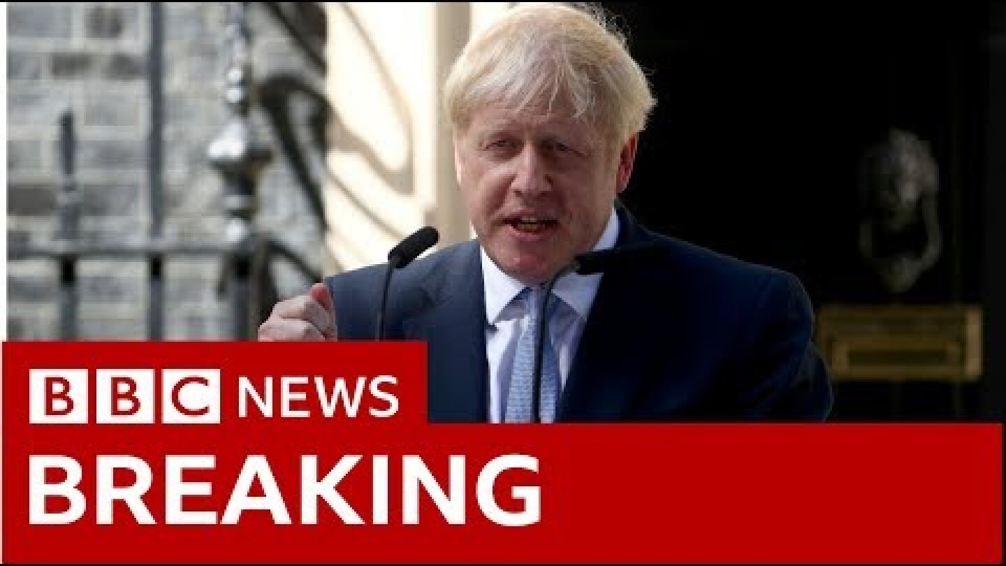 Boris Johnson makes first speech as new PM - BBC News