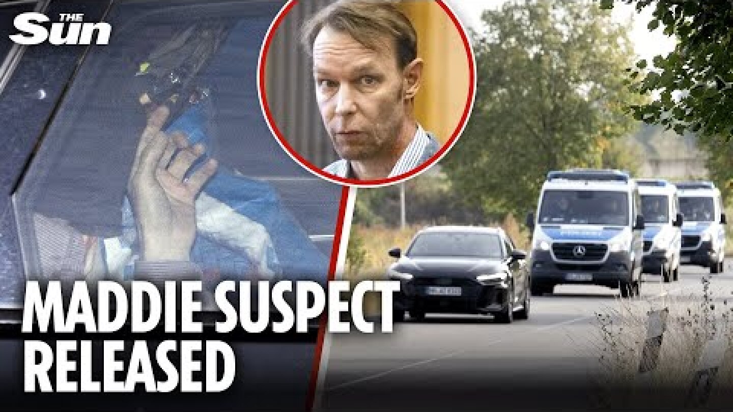 Maddie McCann suspect Christian Brueckner RELEASED from prison & free to vanish into thin air