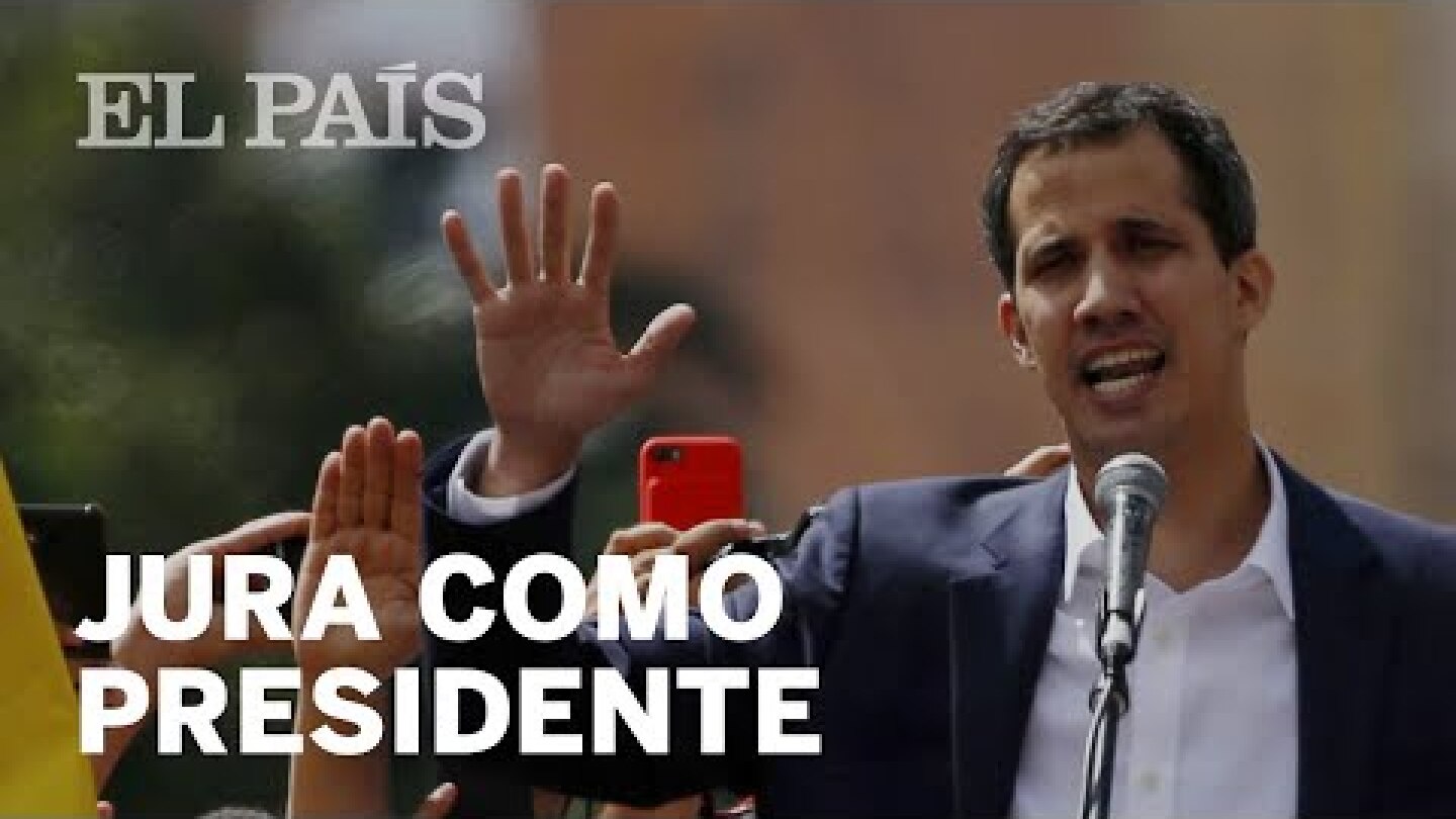 VENEZUELA | JUAN GUAIDÓ jura como "presidente encargado de Venezuela"