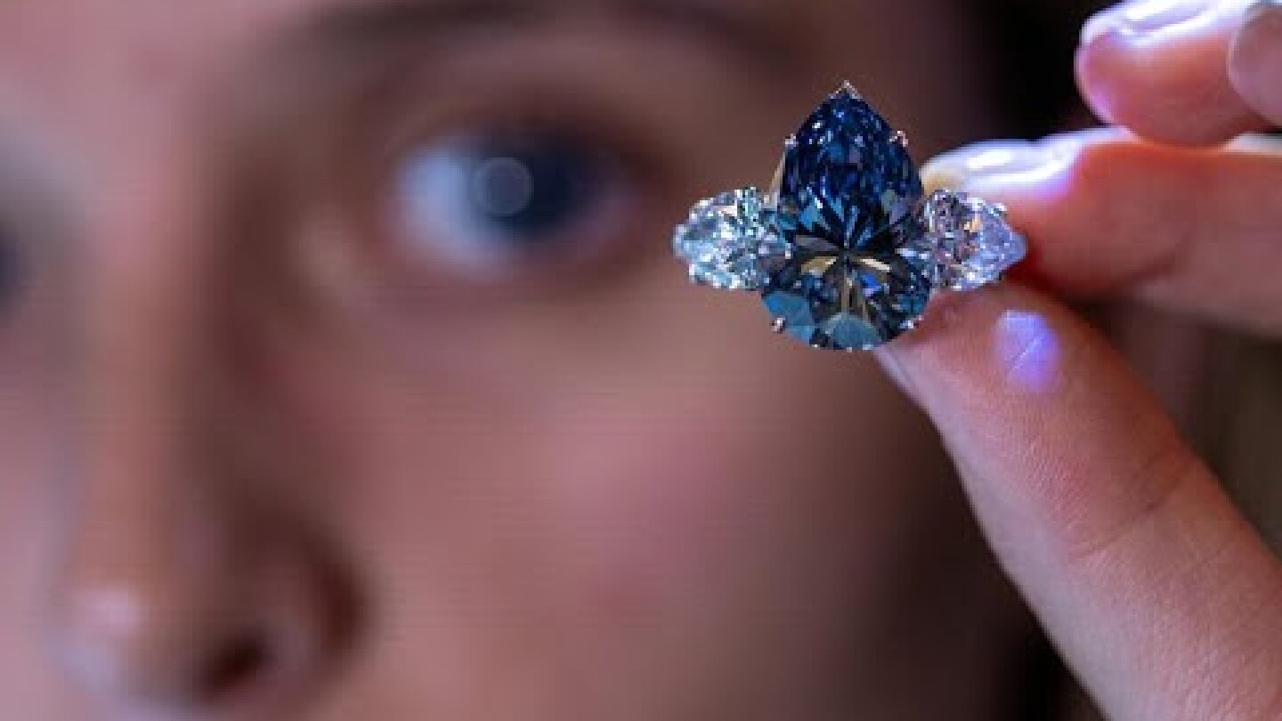 Blue diamond could sell for $50 million at auction