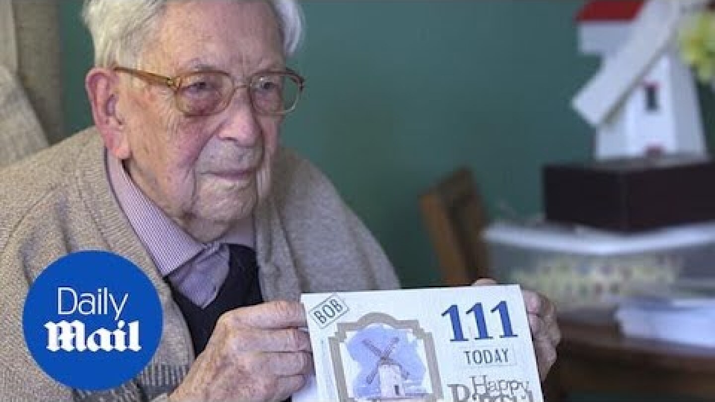 Meet the oldest man in England who was born in 1908 turns 111