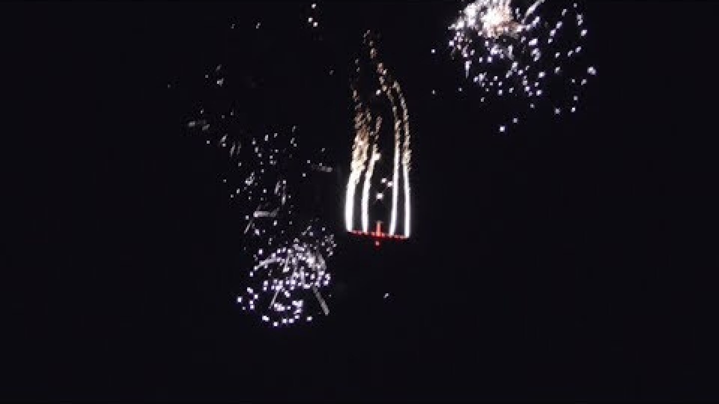 Athens Flying Week 2017 Johan Gustafsson SZD-59 Acro Night Display with Fireworks