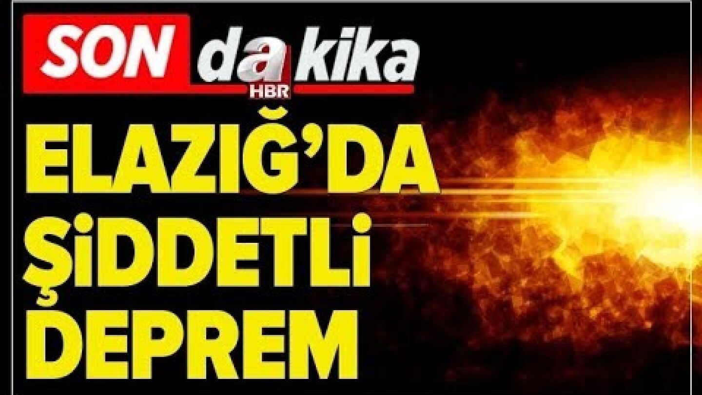 Elazığ'da 6.8 Büyüklüğünde Deprem/ Bölgeden Son Gelişmeler Ve Detaylar / A Haber