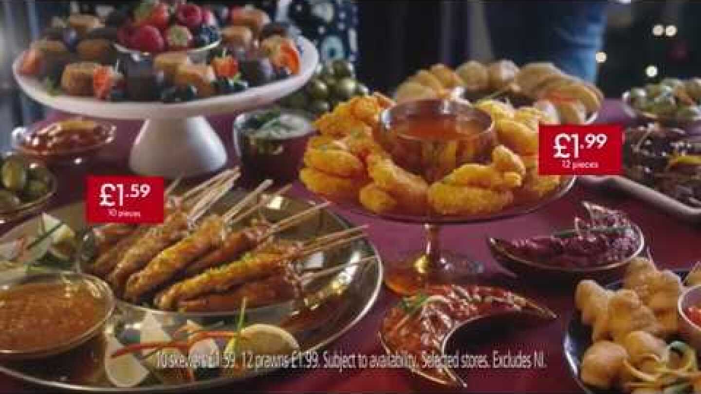Lidl Christmas Advert 2018 | Party food selection