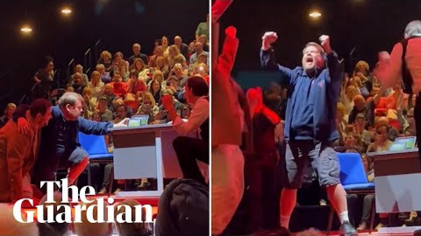 James Corden delays play to watch England's penalty shootout at Euro 2024 with audience