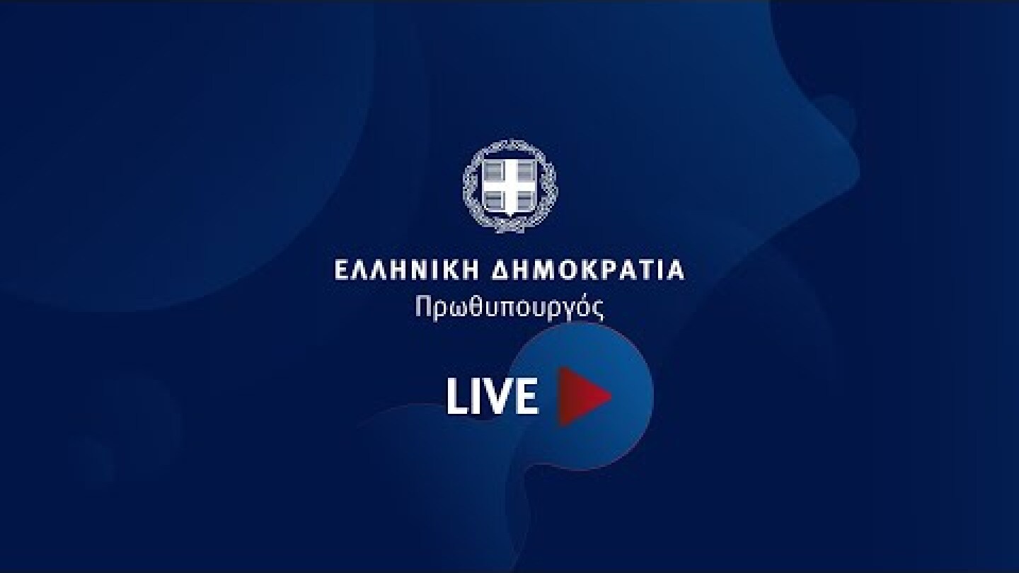 Fireside chat between PM Kyriakos Mitsotakis and Peter Spiegel at the Delphi Economic Forum