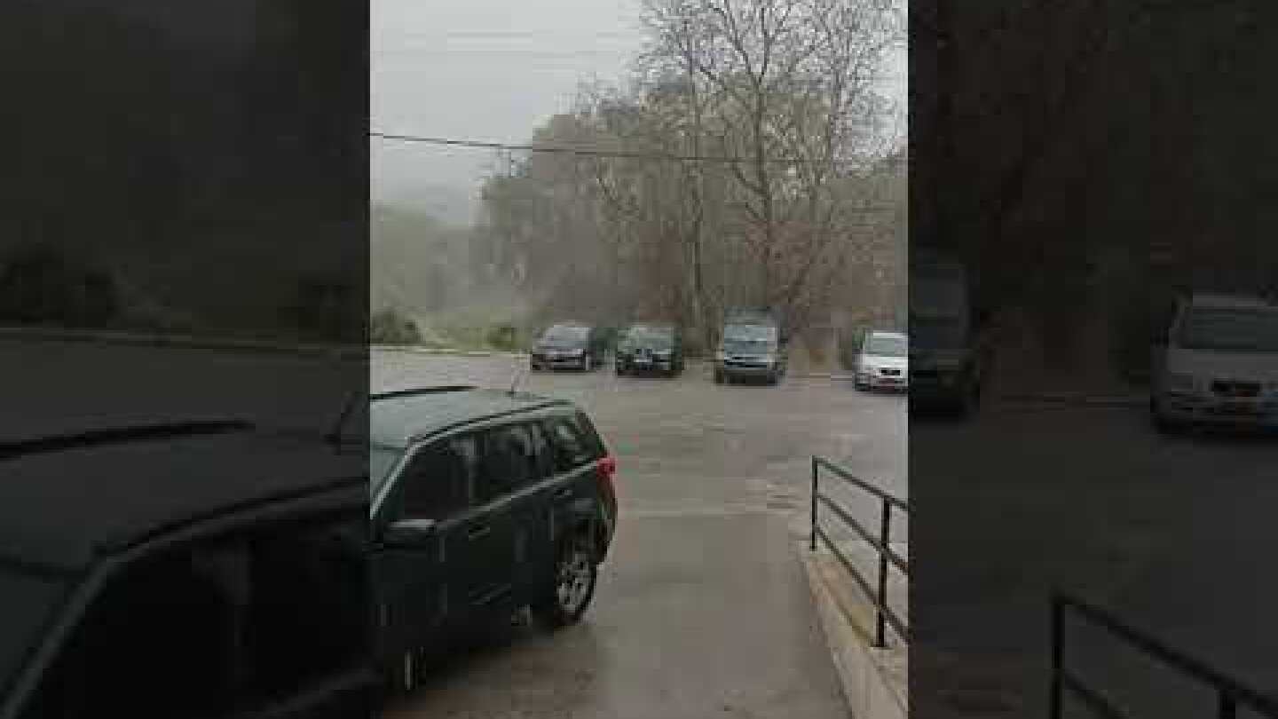 Ισχυρή κακοκαιρία στο Μαντούδι